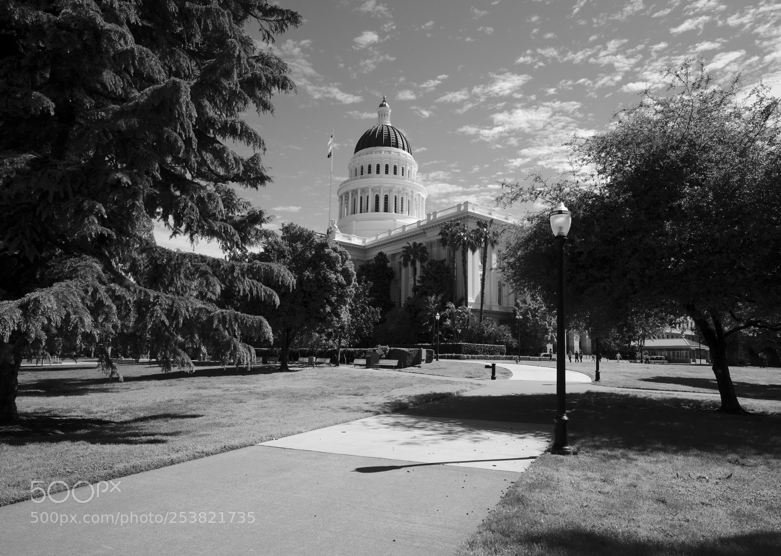 Sony a7 II sample photo. Sony 3804 capitol bw photography