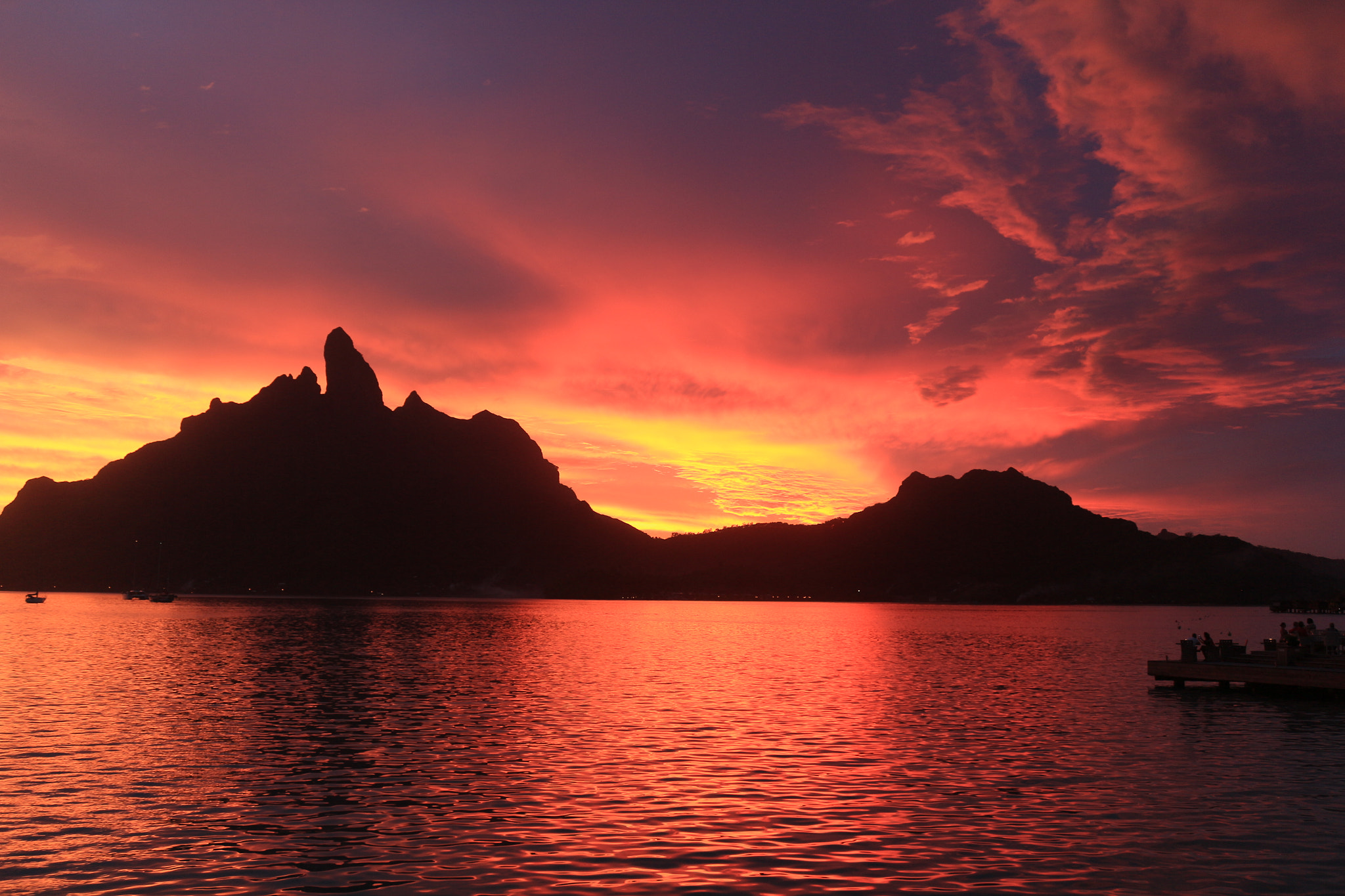 Canon EOS 650D (EOS Rebel T4i / EOS Kiss X6i) sample photo. Mt. otemanu ( bora bora) photography