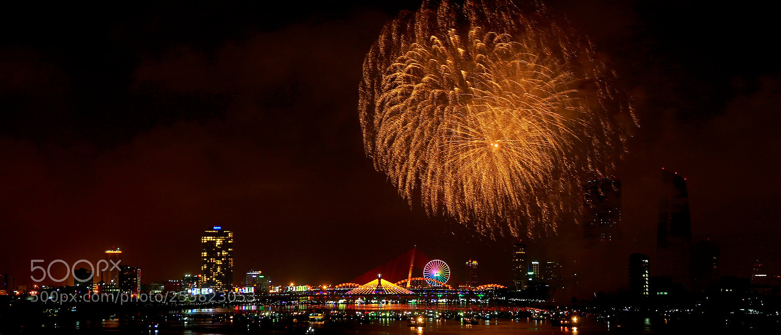 Canon EOS 60D sample photo. International fireworks festival 2018 photography