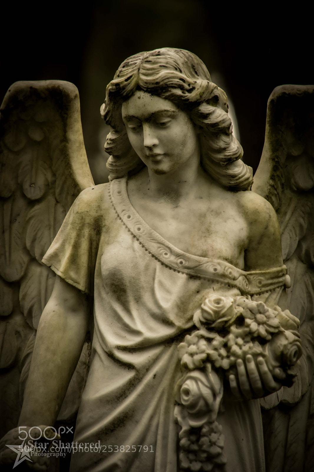 Nikon D3300 sample photo. Angel statue photography