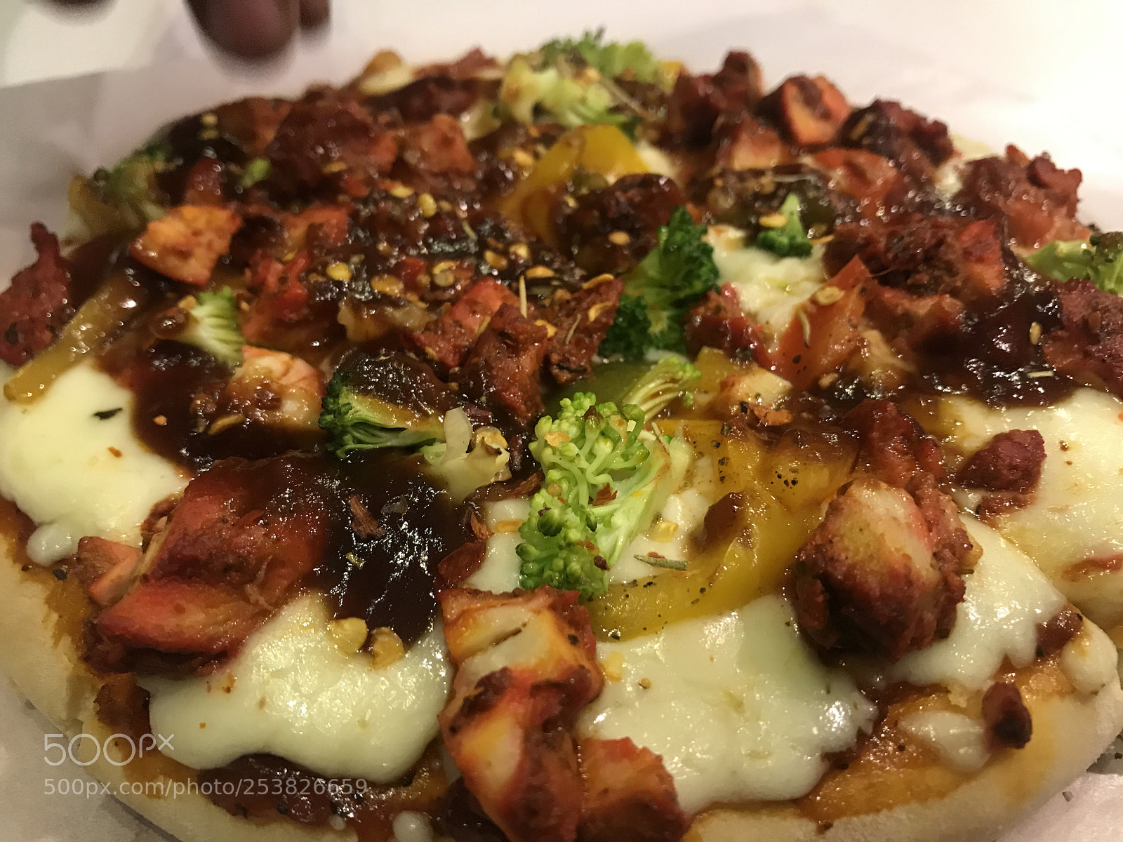 Apple iPhone 7 sample photo. Chicken pizza photography