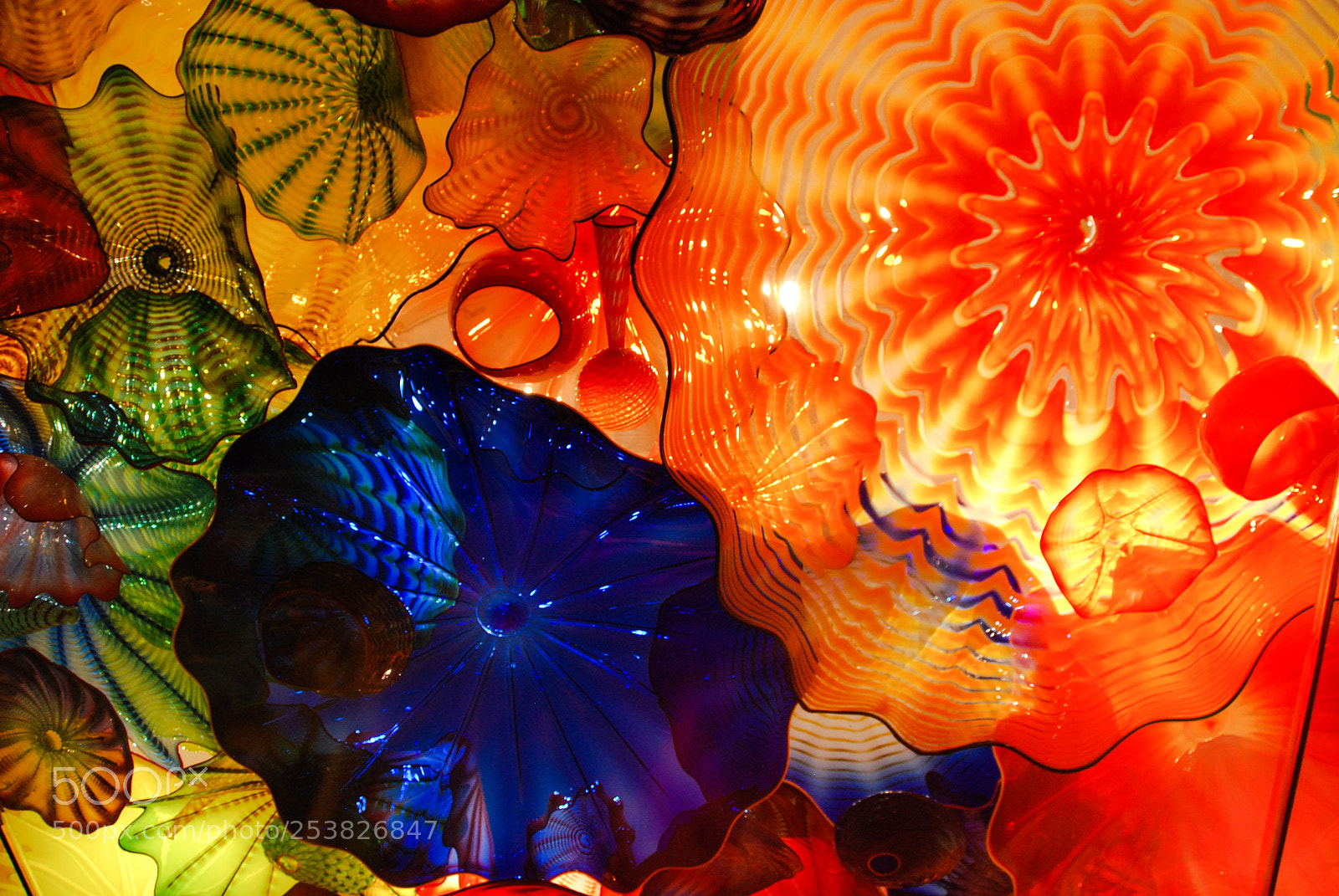 Nikon D80 sample photo. Chihuly art glass no.2 photography