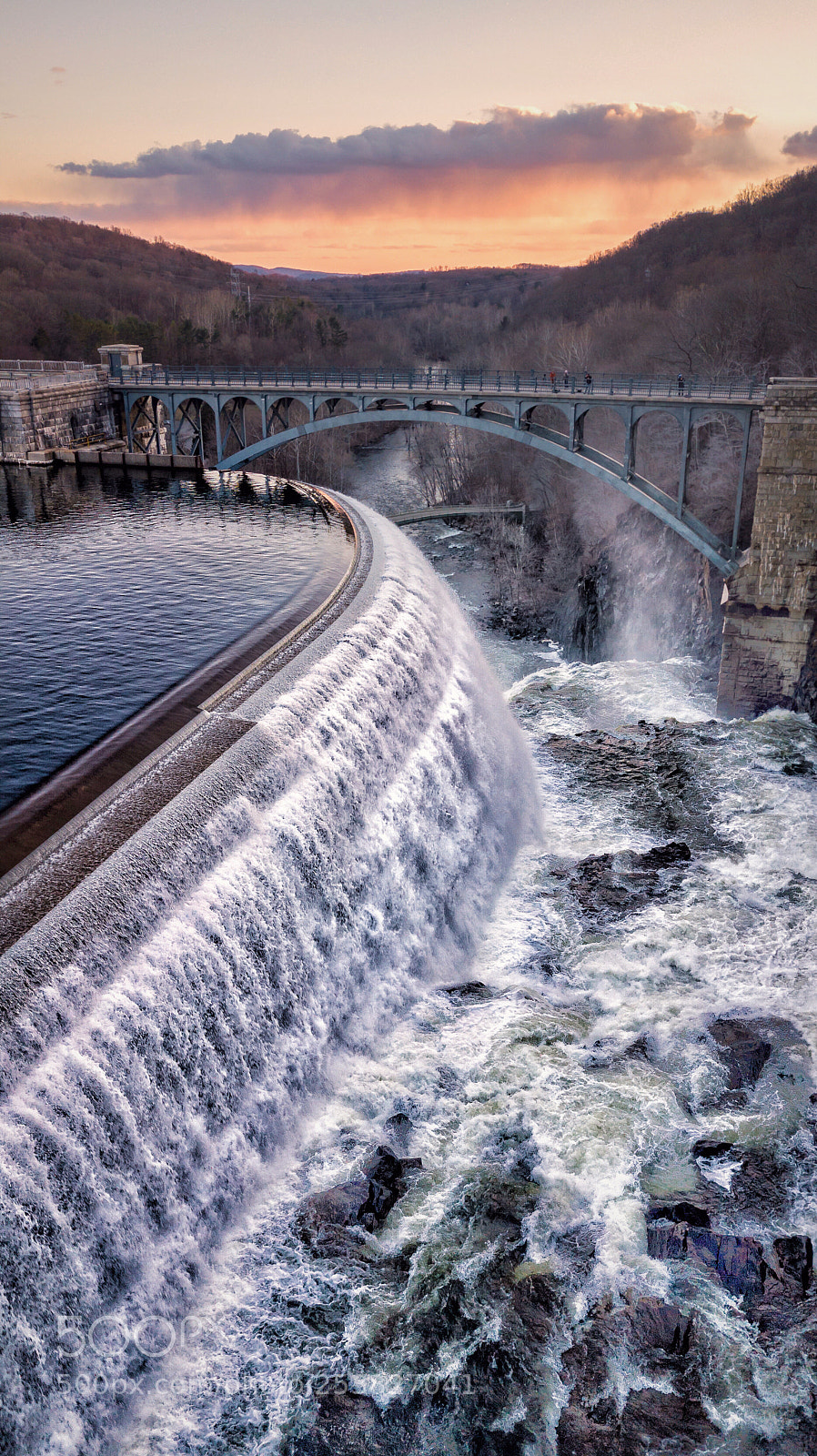 DJI FC220 sample photo. Above the dam westchester photography