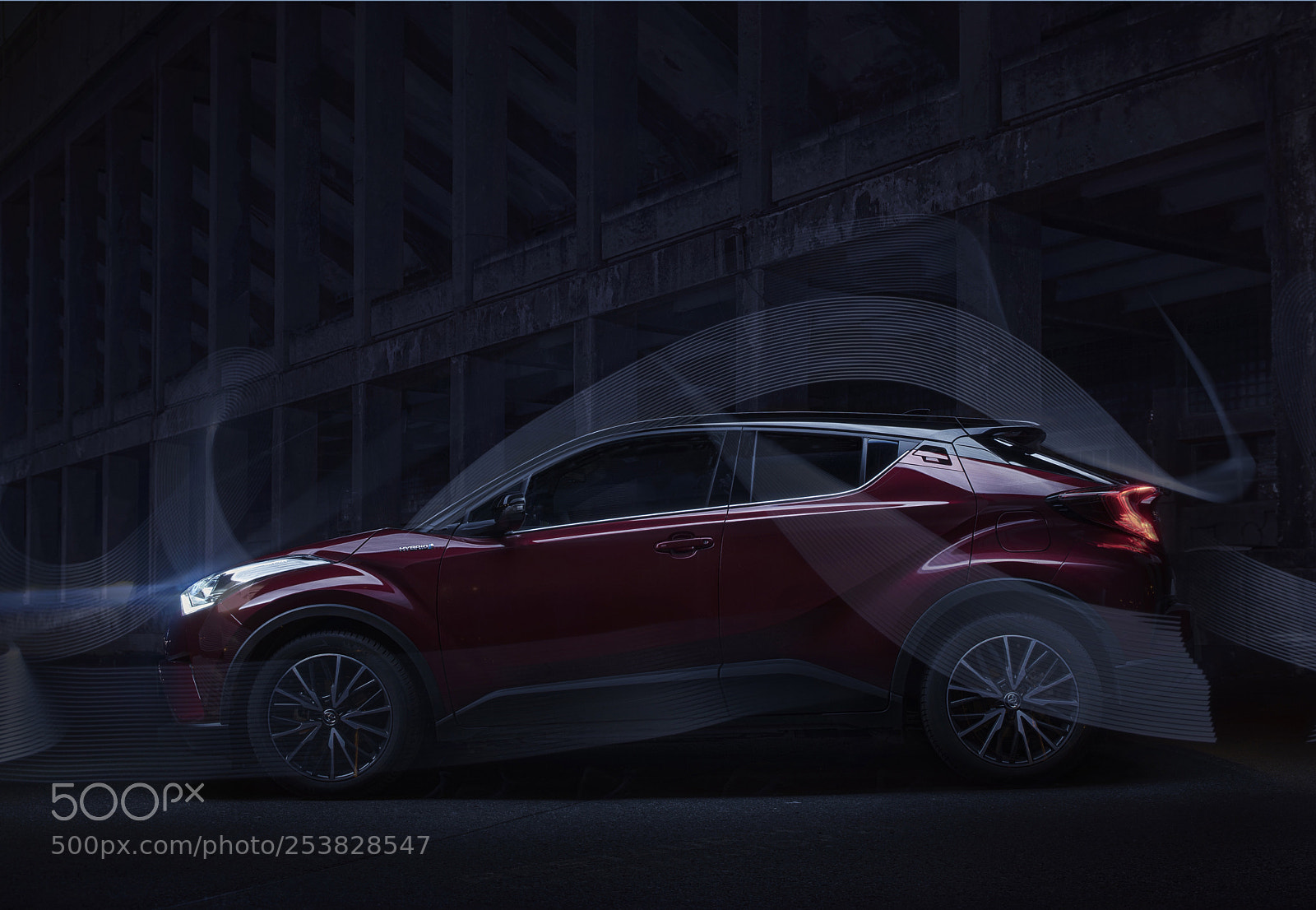 Nikon D850 sample photo. Toyota ch-r photography