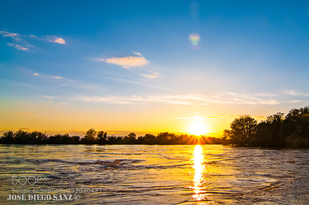 Nikon D300 sample photo. Crecida r o ebro photography
