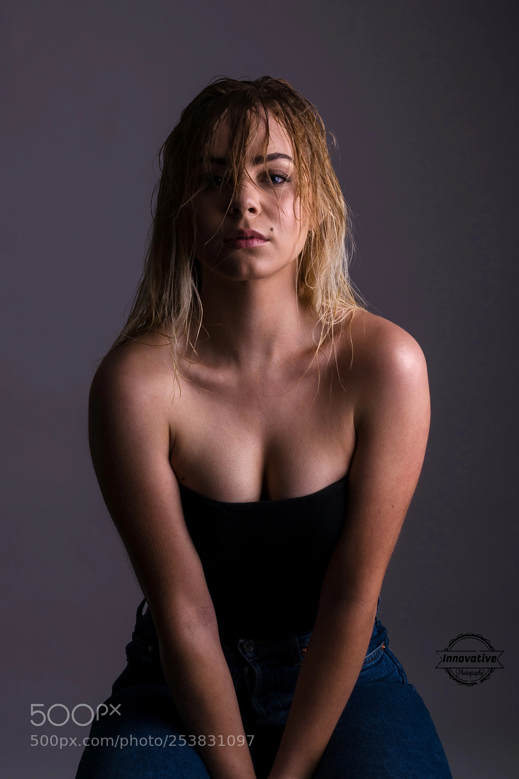Nikon D3300 sample photo. Nora wet hair photography