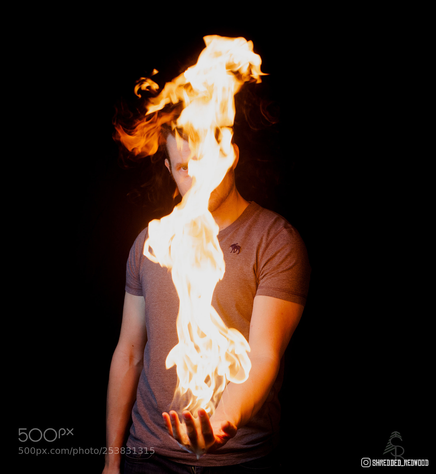 Canon EOS 5D Mark II sample photo. Flame on photography