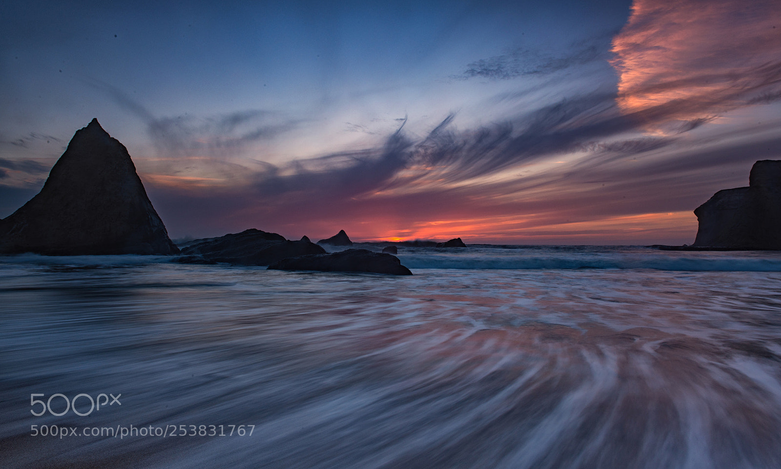 Nikon D850 sample photo. Traces of waves photography