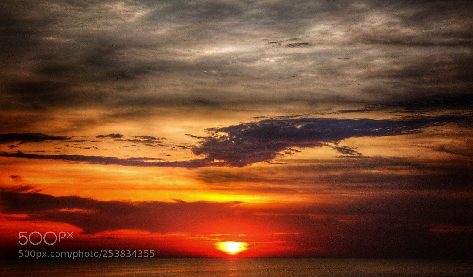 OnePlus 5 sample photo. Ablazing sunset photography