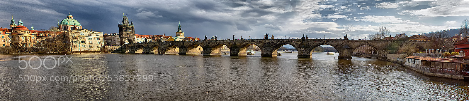 Canon EOS 7D sample photo. Karlův most panorama photography