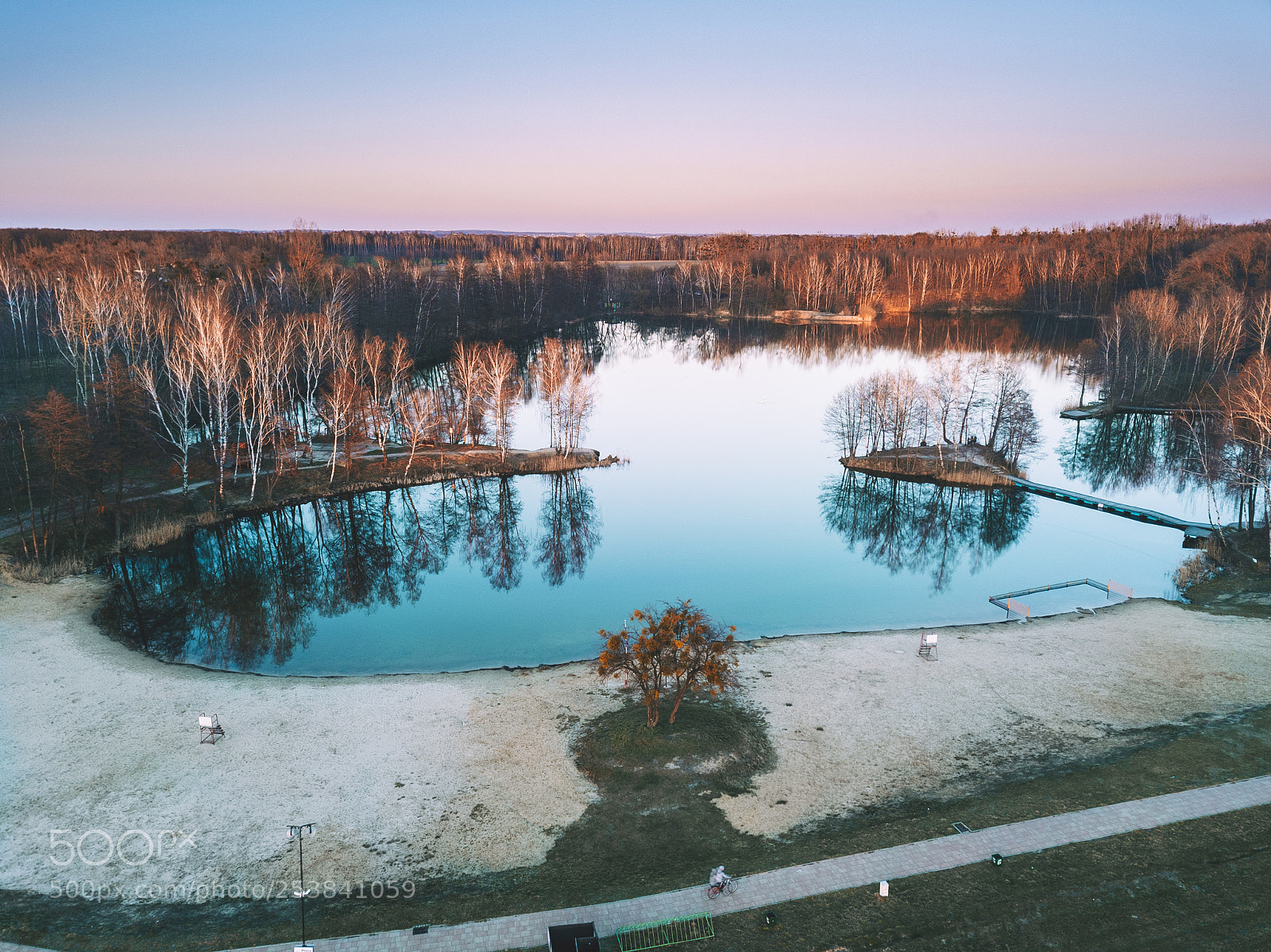 DJI FC220 sample photo. Sunset over the lake photography