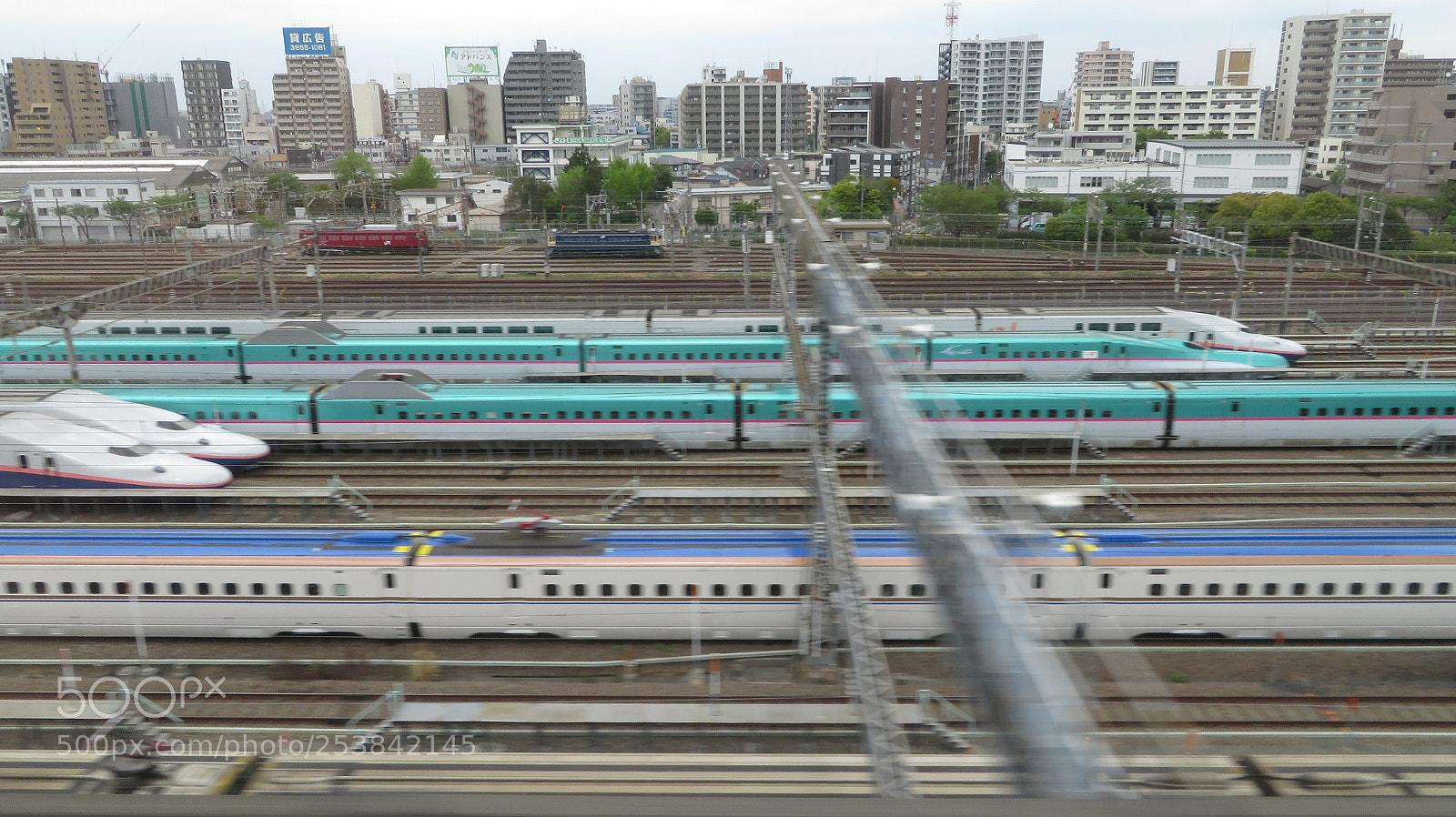 Canon PowerShot SX720 HS sample photo. Bullet train photography