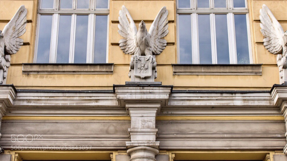 Nikon D610 sample photo. Central post office sarajevo photography