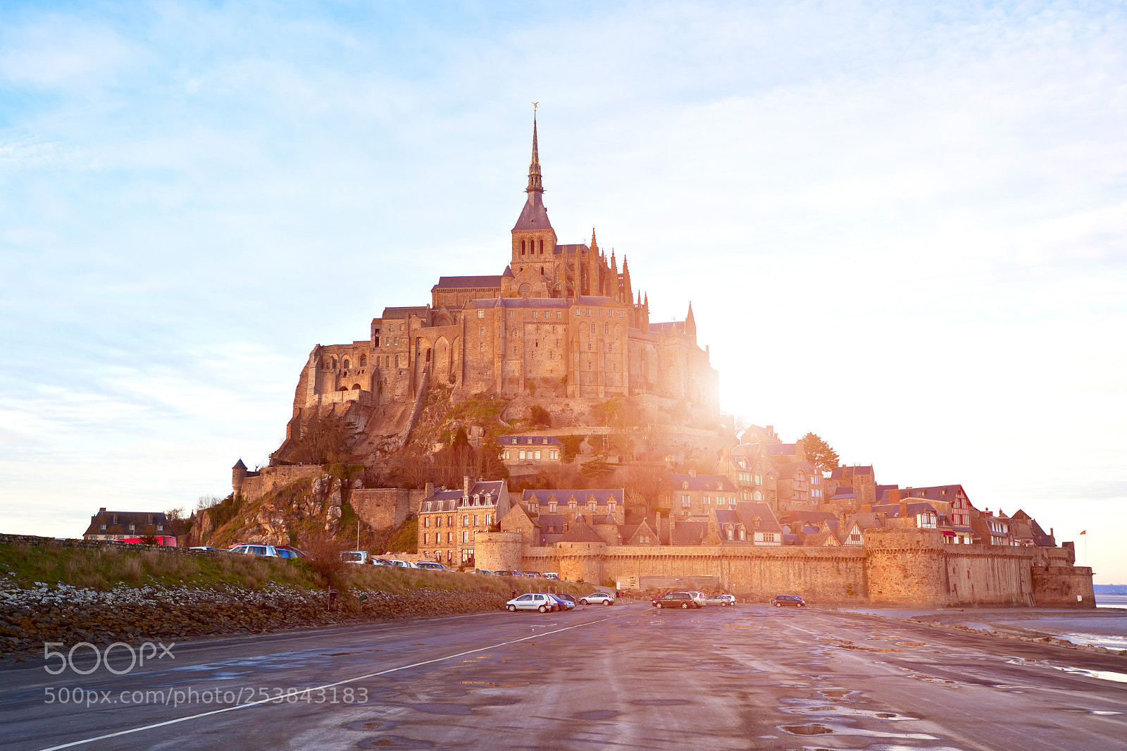 Canon EOS 5D Mark II sample photo. Mont saint-michel abbey photography