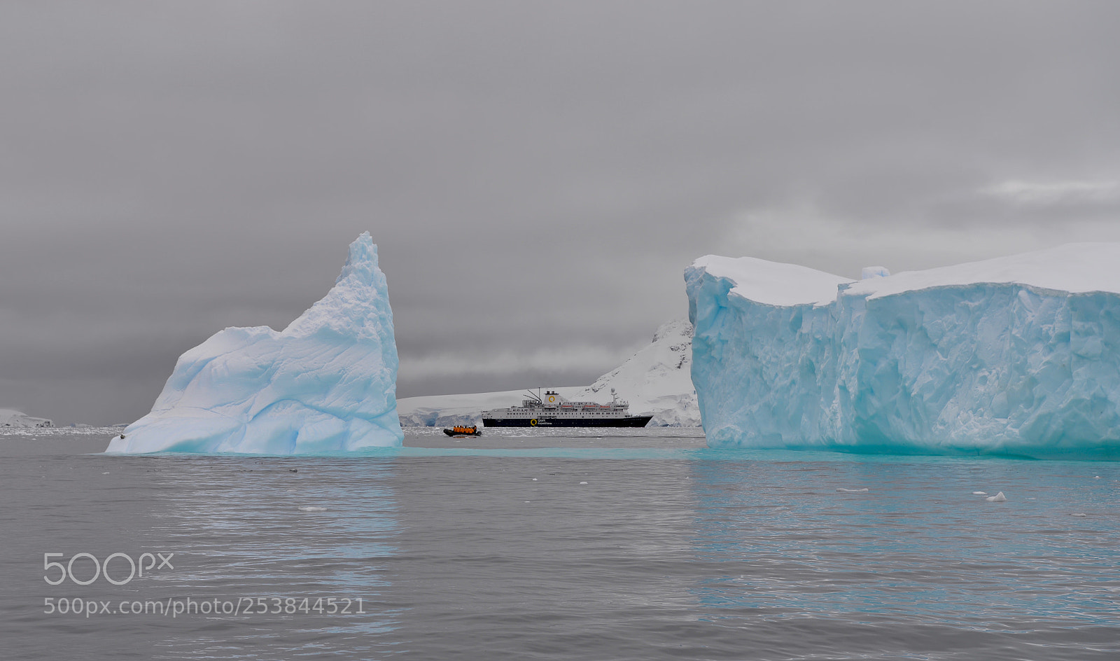 Nikon D610 sample photo. Icebergs in antarctica photography