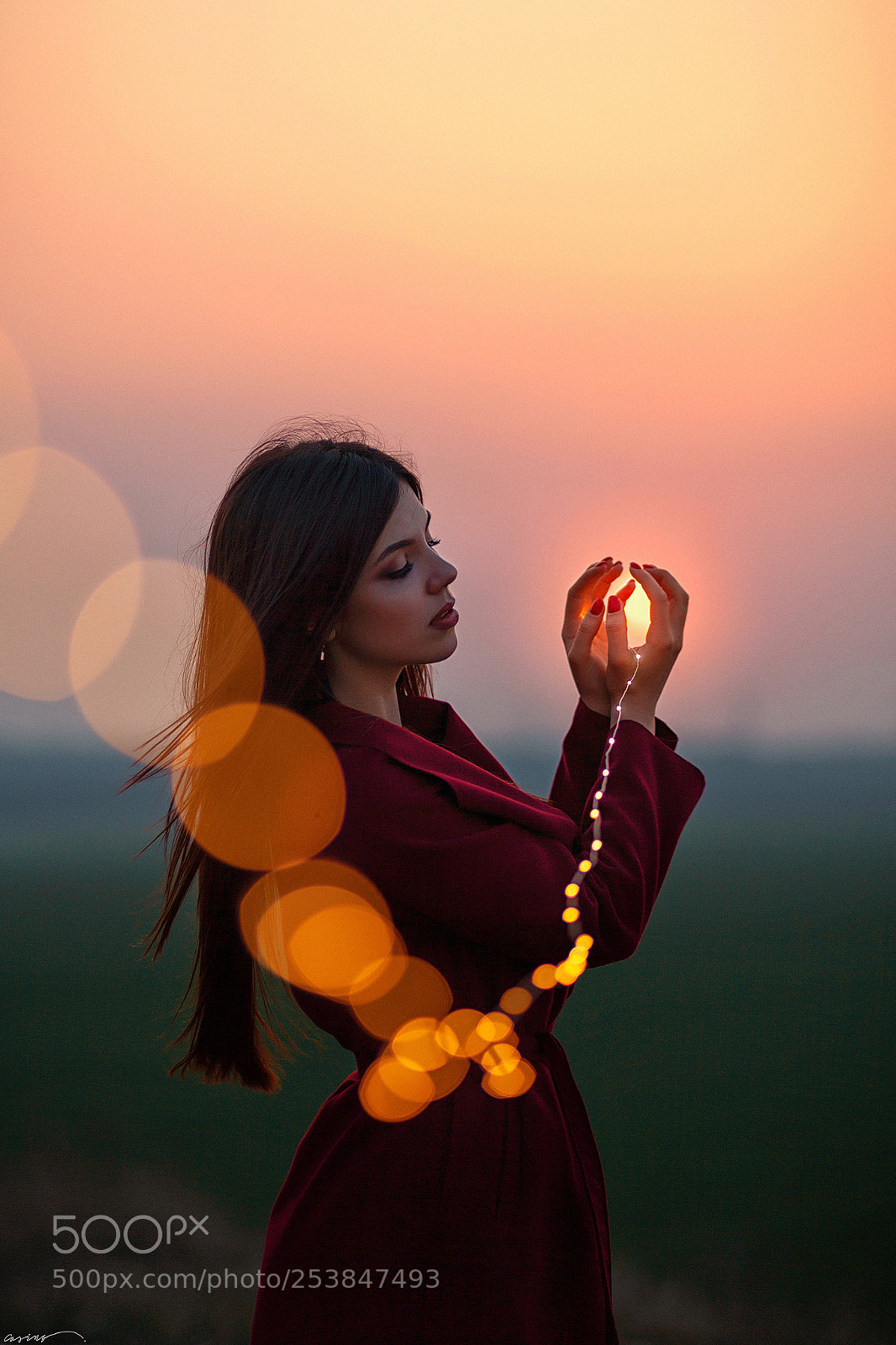 Canon EOS 5D Mark II sample photo. Sun in hands photography