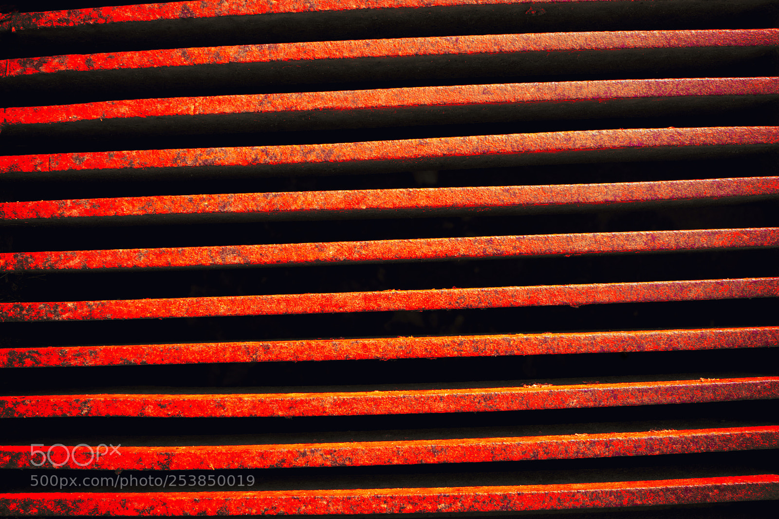 Sony Cyber-shot DSC-RX1 sample photo. Abstract red lined steel photography