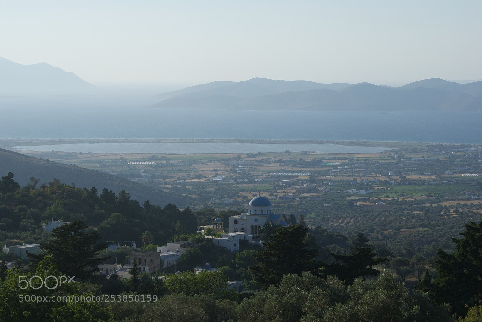 Sony Alpha DSLR-A100 sample photo. Church in greece photography