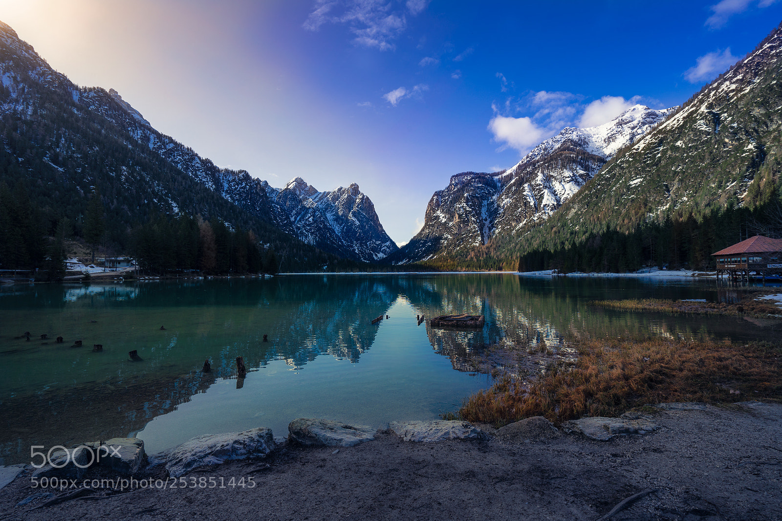Sony a7 II sample photo. Lago di dobbiaco photography