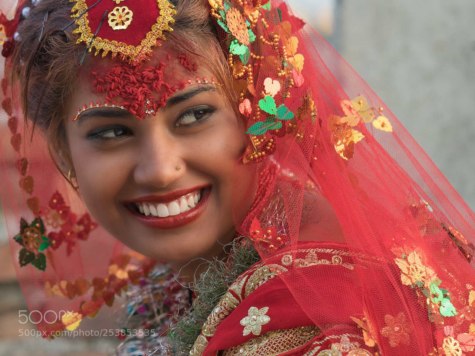 Sony a7 sample photo. Nepali bride photography