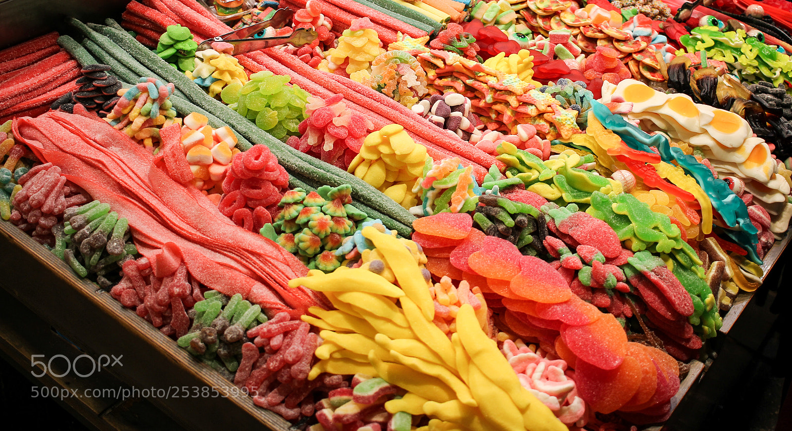 Canon EOS 60D sample photo. Various colorful candies and photography
