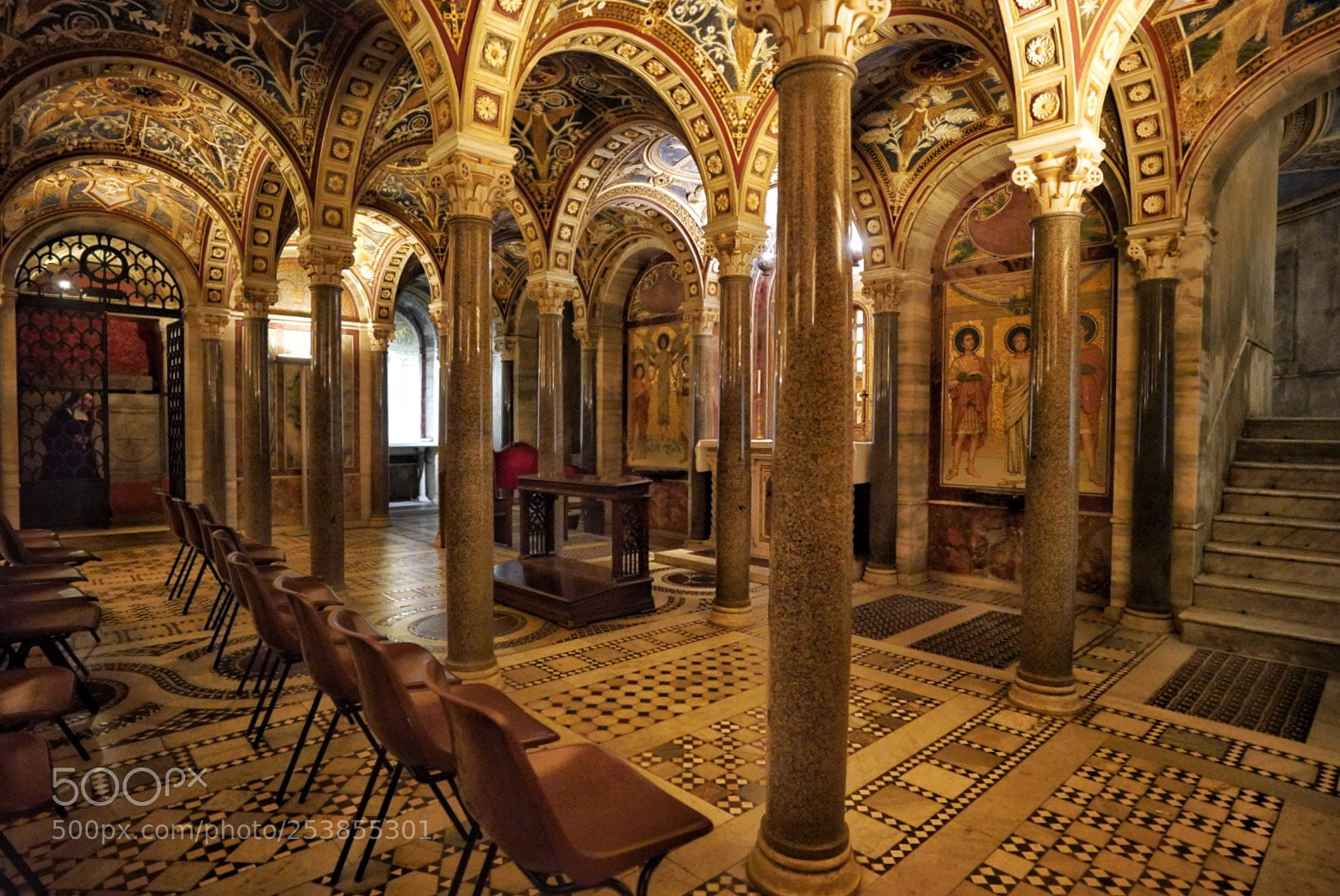 Sony a7R III sample photo. Church in the crypt photography