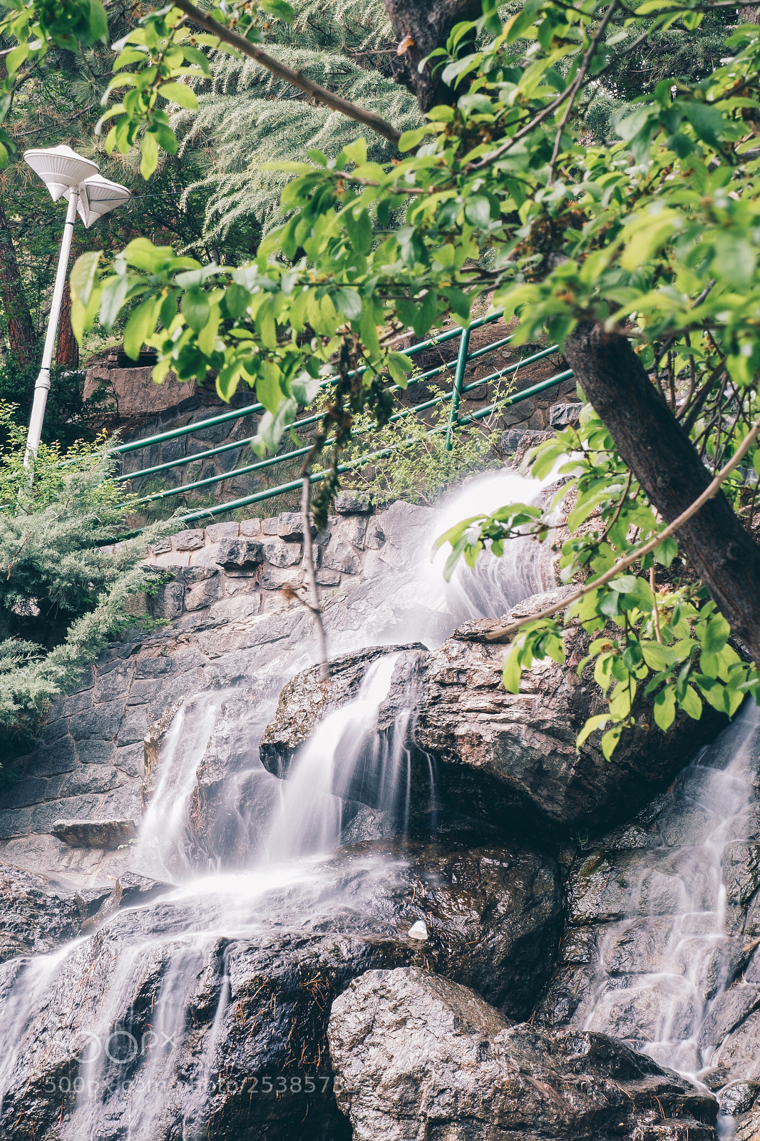 Fujifilm X-T2 sample photo. Waterfall - jamshidieh park photography