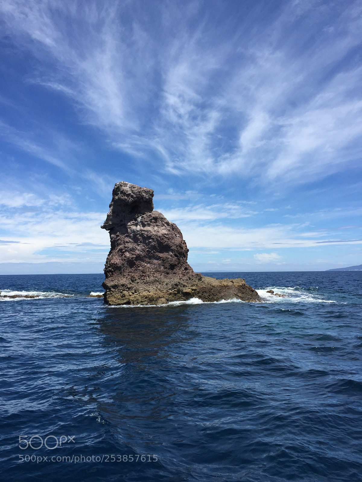 Apple iPhone 6 sample photo. Lonely rock photography