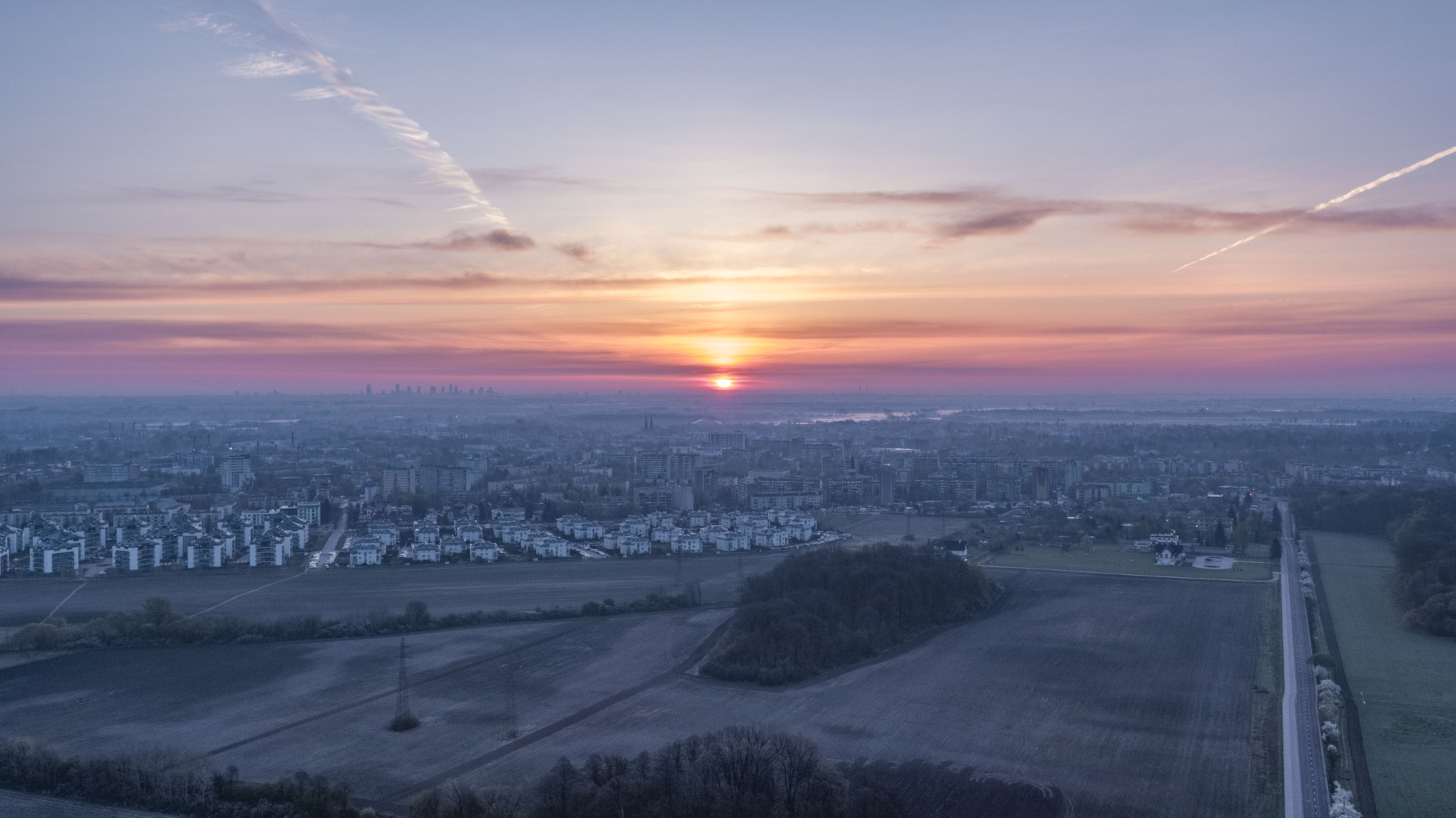 DJI FC6520 sample photo. Sunrise photography