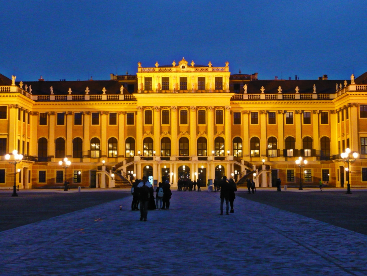 Panasonic Lumix DMC-LS80 sample photo. A nice autumn evening in schonbrunn photography