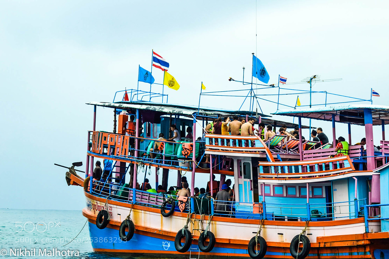 Nikon D3100 sample photo. Ferry in thailand photography