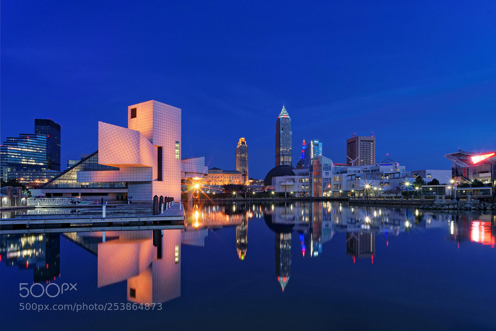 Sony a7 sample photo. Cleveland-skyline photography