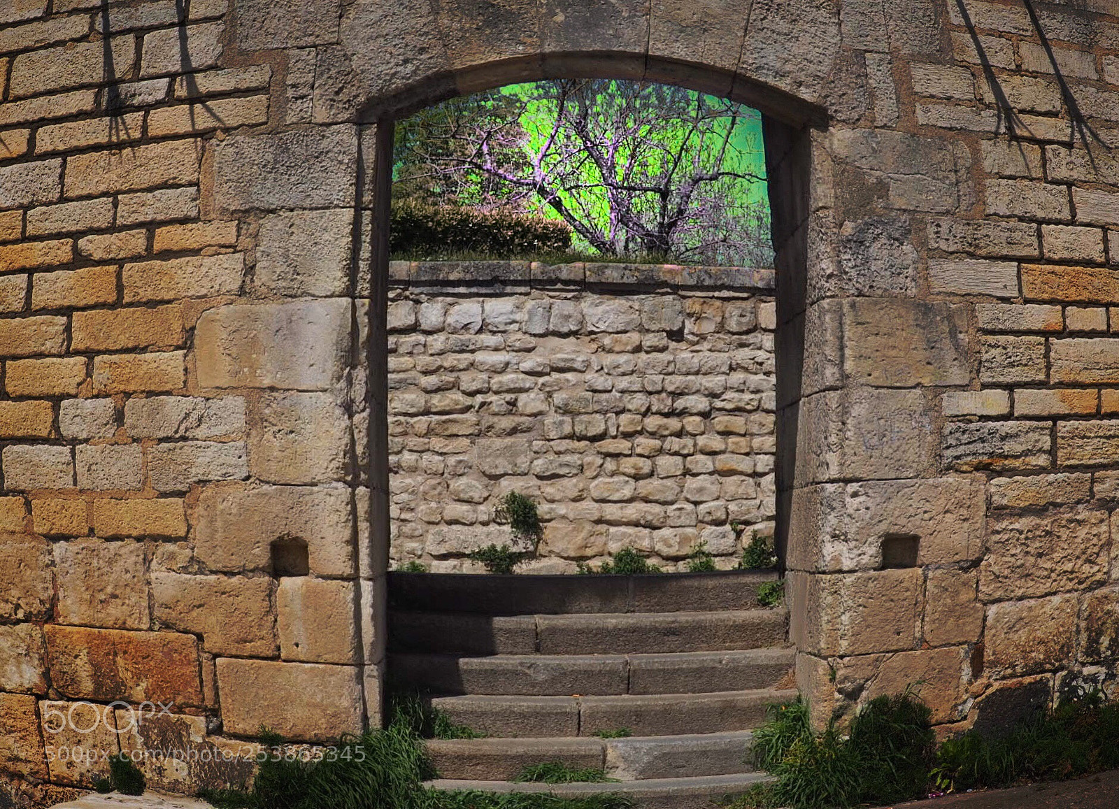 Olympus OM-D E-M10 II sample photo. Brick gate photography