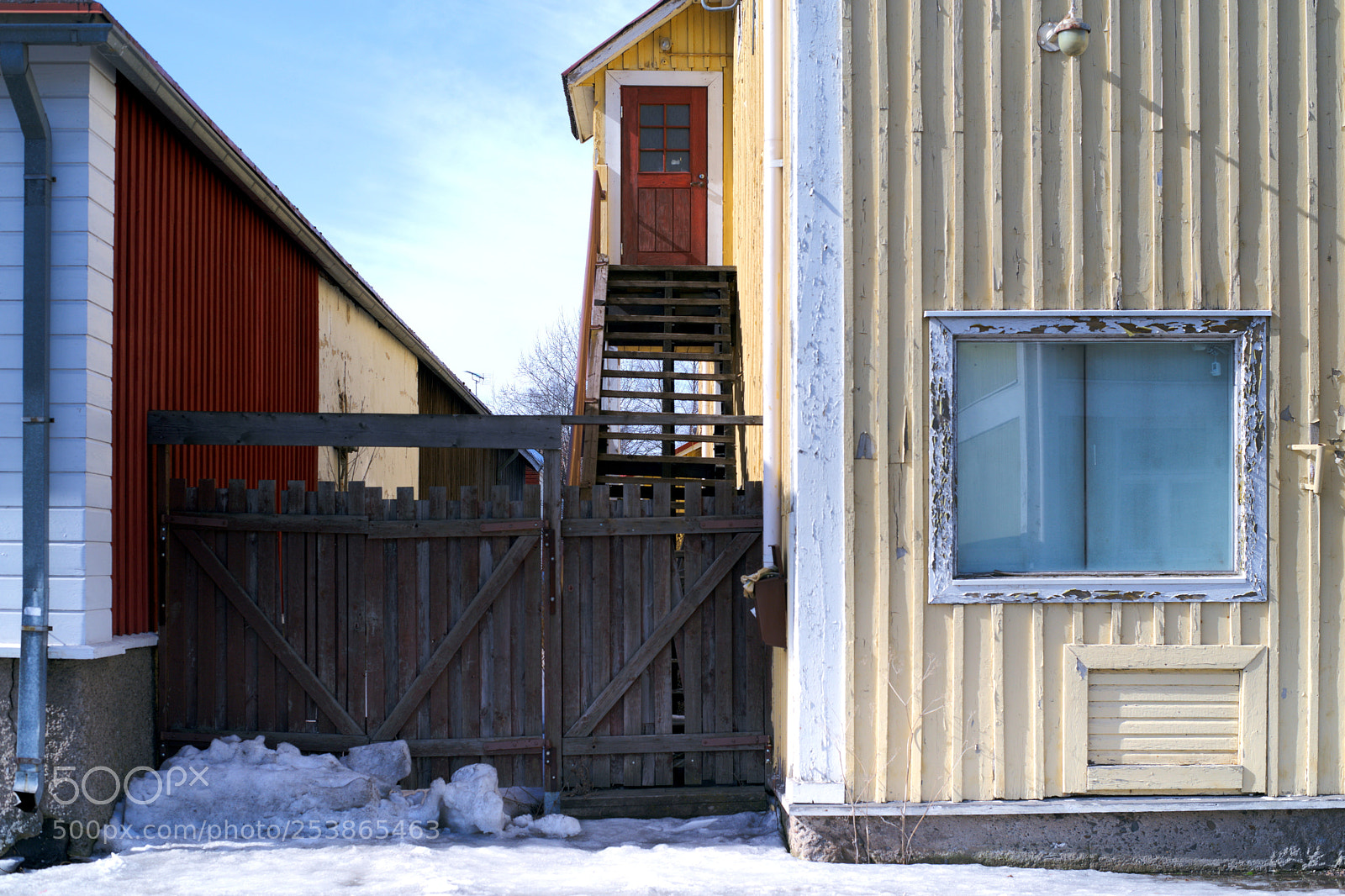 Pentax K-1 sample photo. Historic raahe facades photography