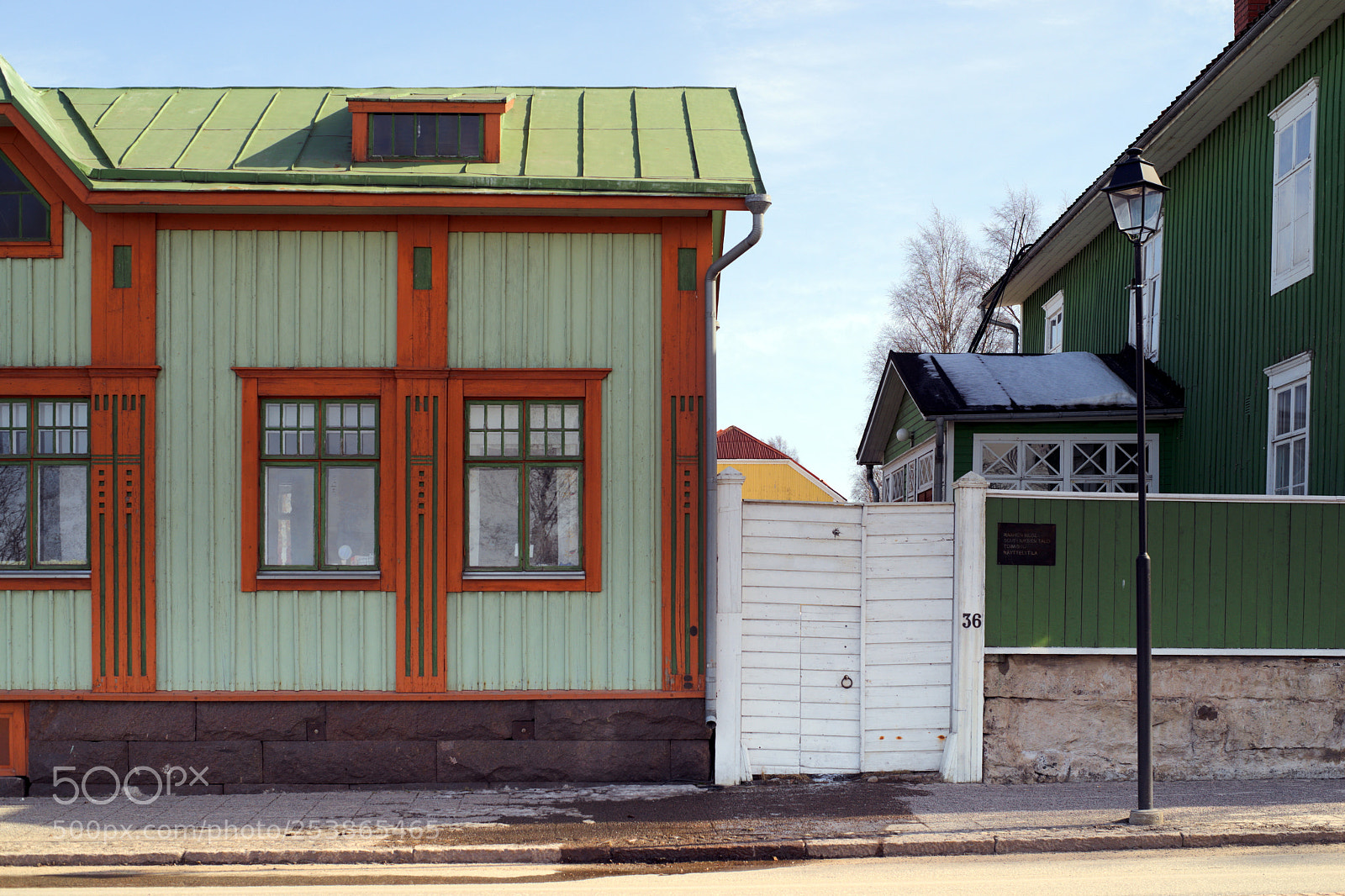 Pentax K-1 sample photo. Historic raahe facades photography