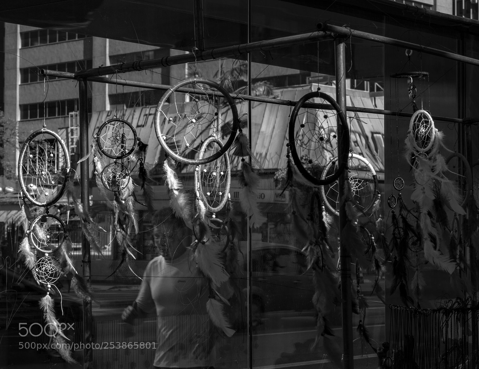 Fujifilm X-T1 sample photo. Dream catcher's seller photography