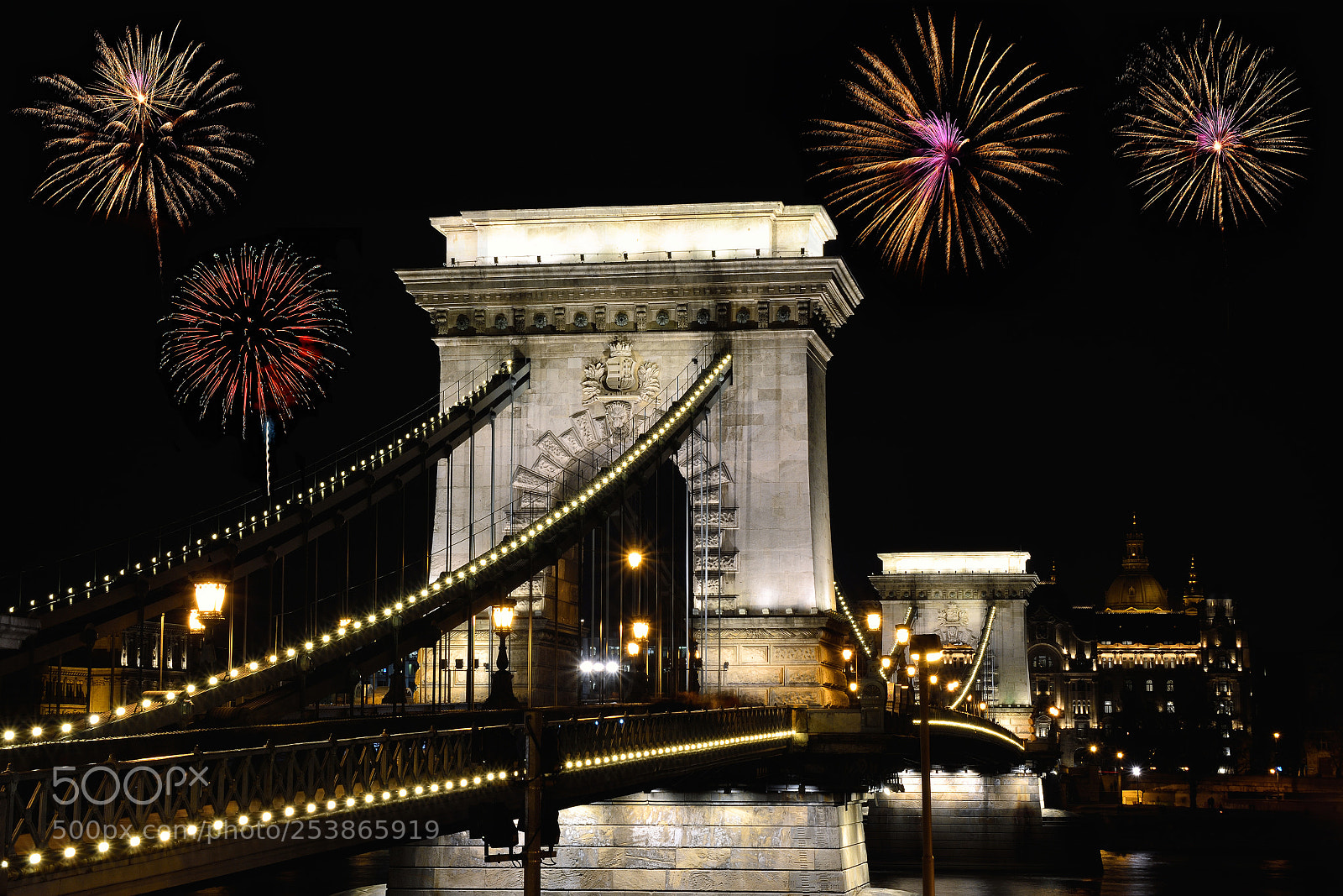 Nikon D7100 sample photo. Szechenyi chain bridge with photography