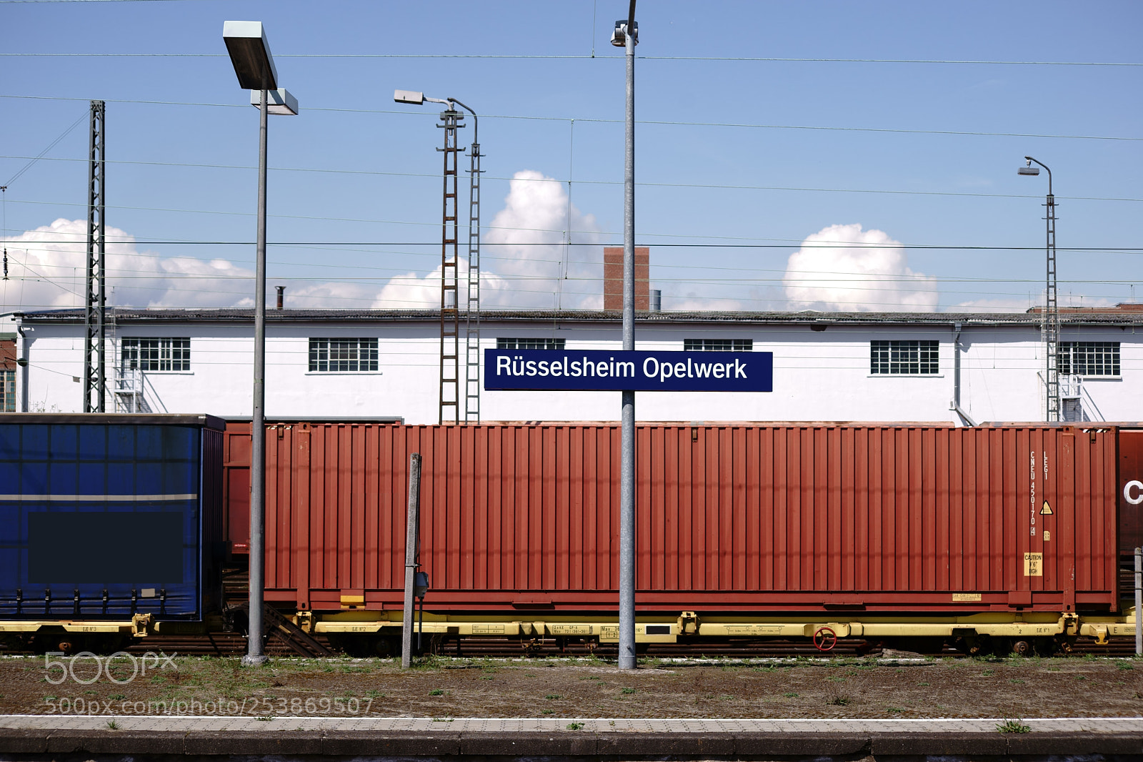 Sony a7 II sample photo. Platform ruesselsheim opel plant photography