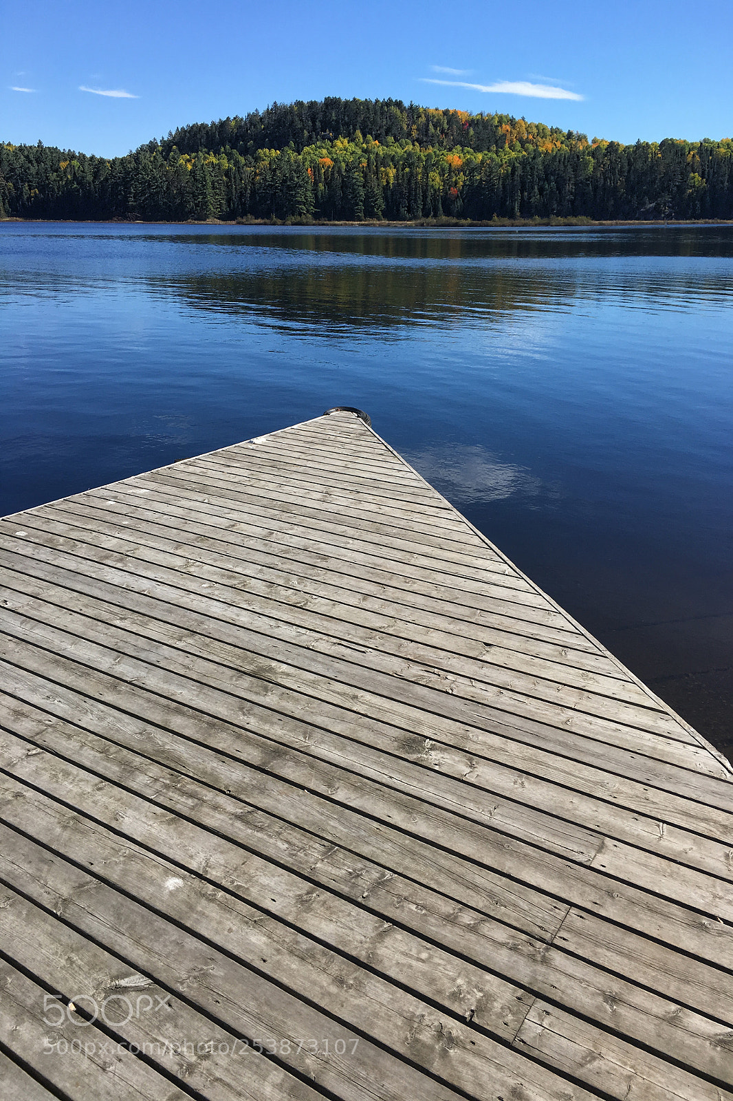Canon EOS 5D Mark IV sample photo. Algonquin dock and lake photography