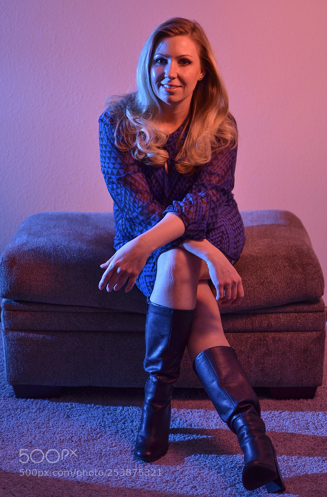 Nikon D3100 sample photo. Sarah, blue and orange photography