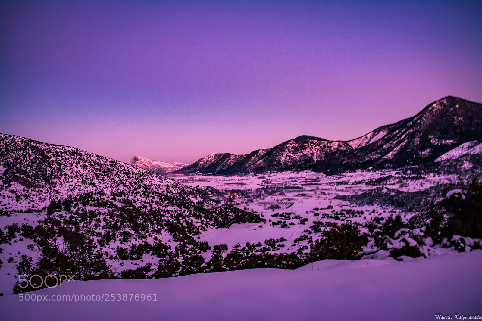 Nikon D5200 sample photo. Winter at corinthian mountains photography