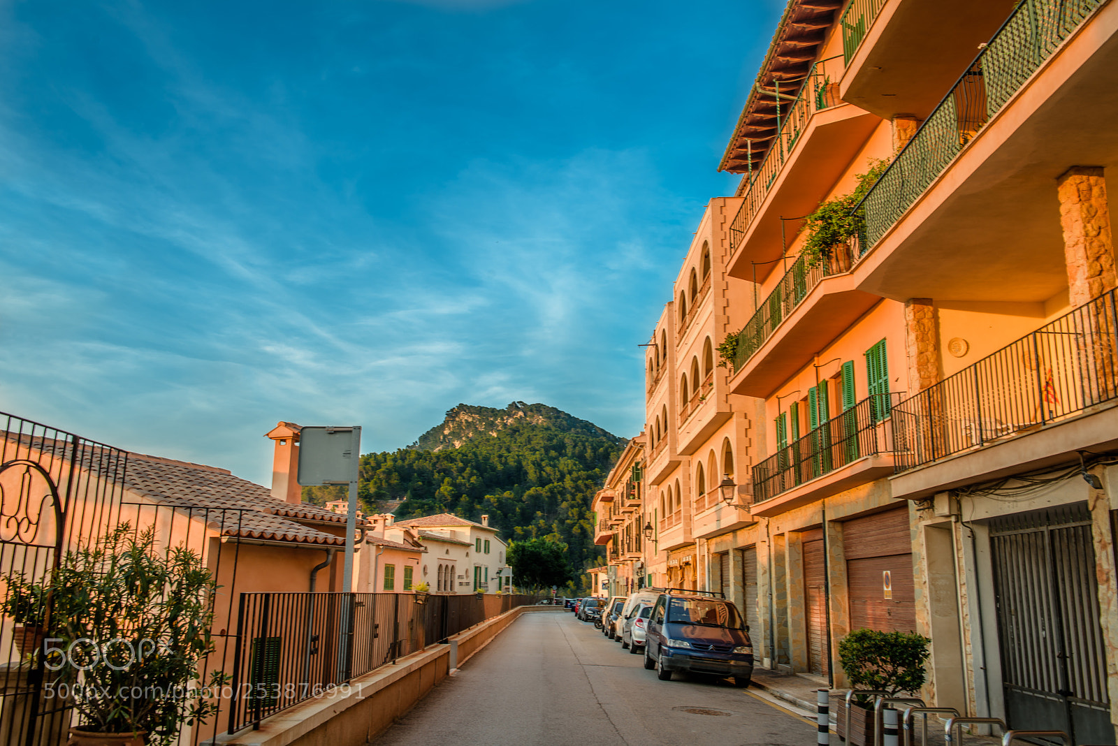 Nikon D810 sample photo. Coastal streets of banyalbufar photography