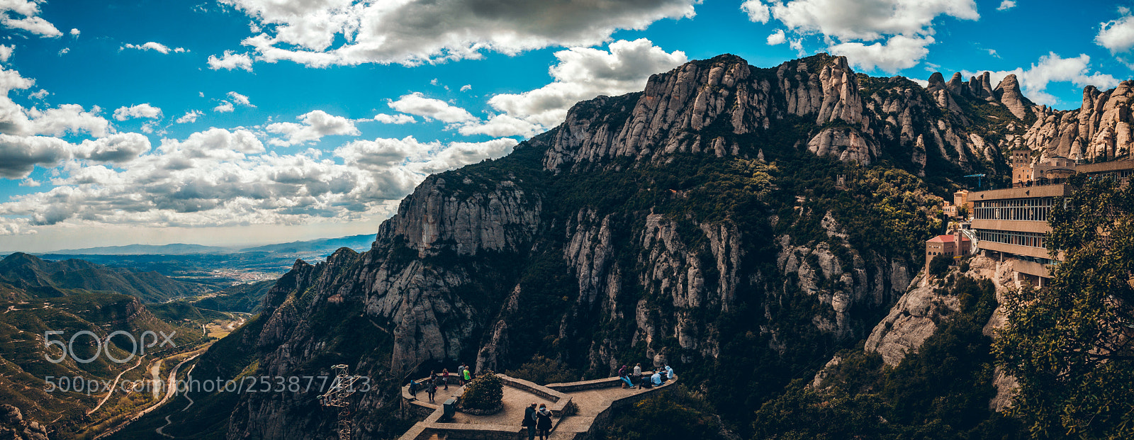Olympus OM-D E-M10 II sample photo. Montserrat moutains in space photography