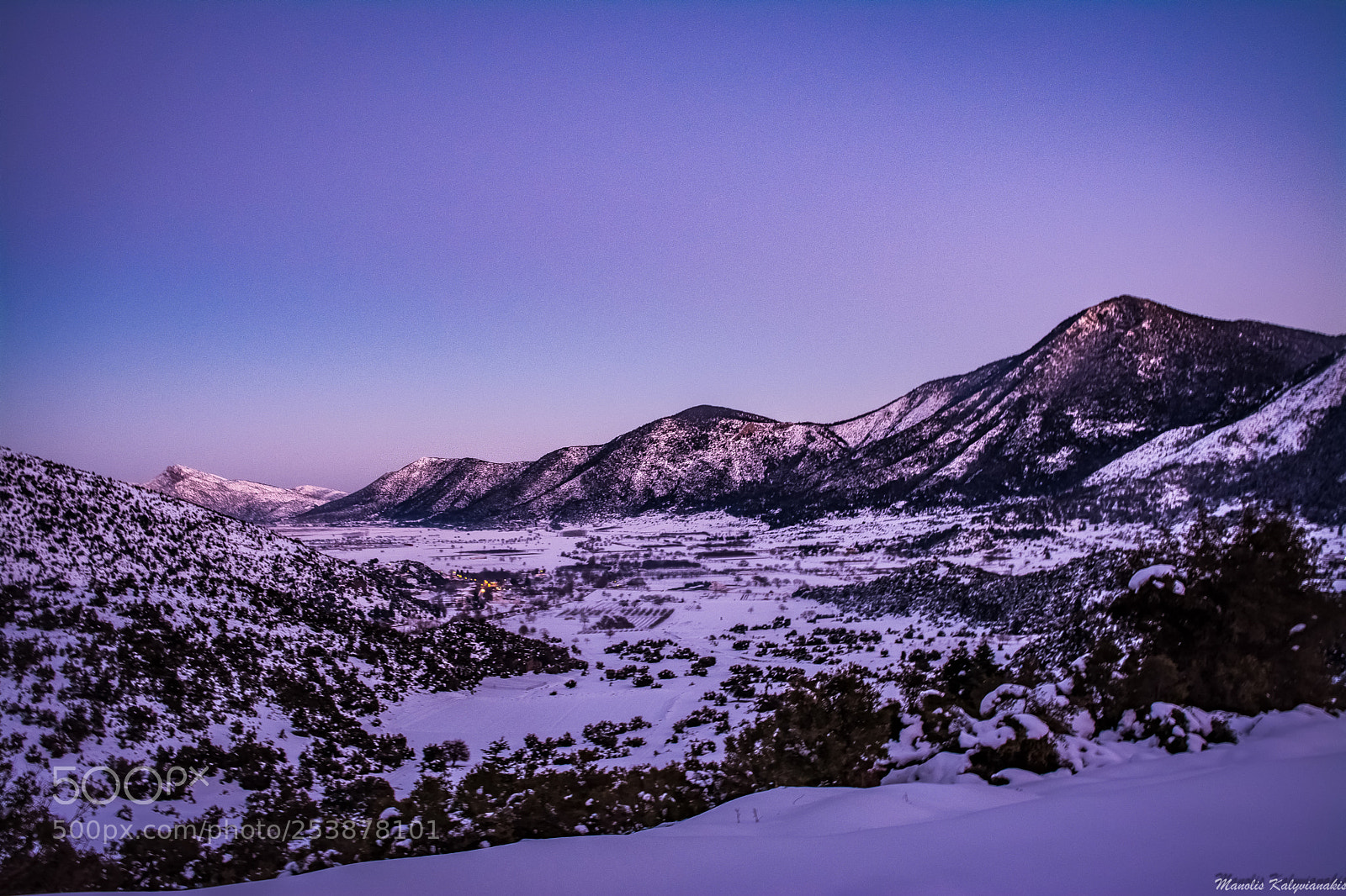 Nikon D5200 sample photo. Winter at corinthian mountains photography