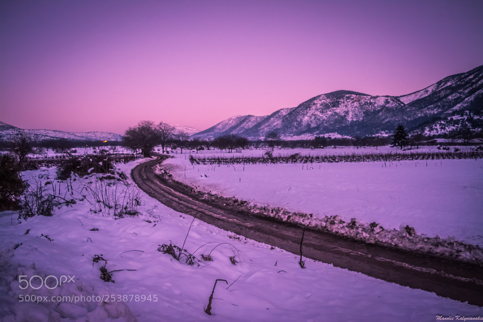 Nikon D5200 sample photo. Winter at corinthian mountains photography
