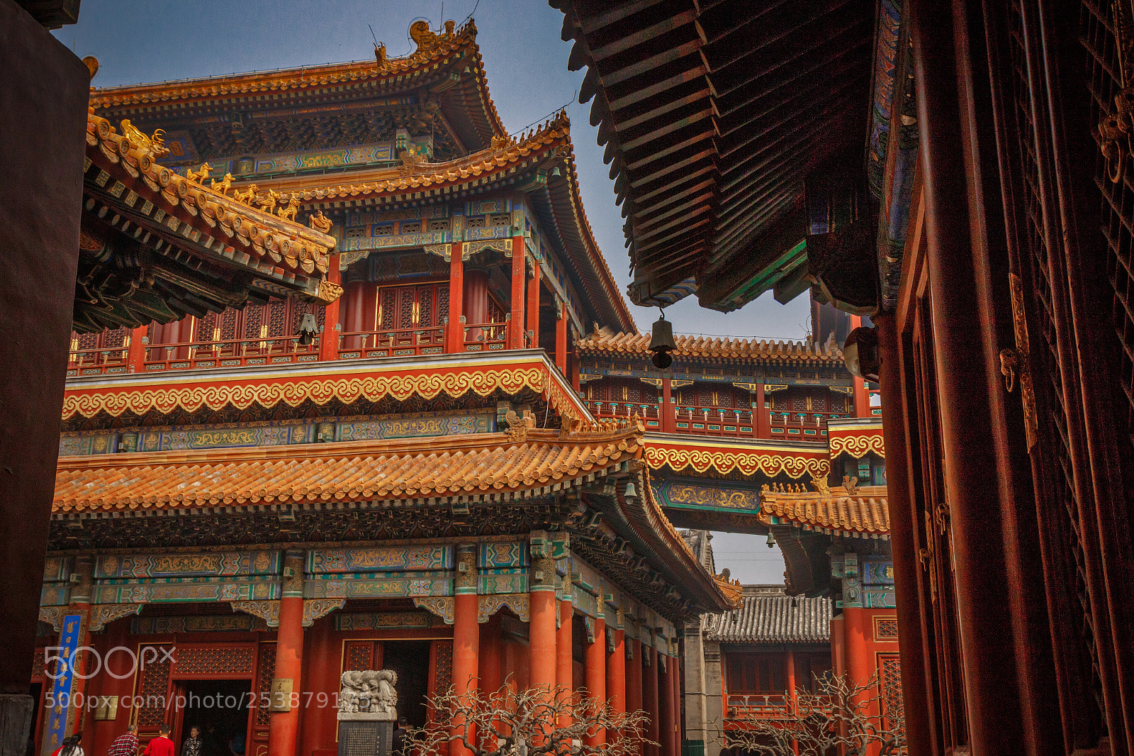 Canon EOS 7D Mark II sample photo. Rooftops of lama temple photography
