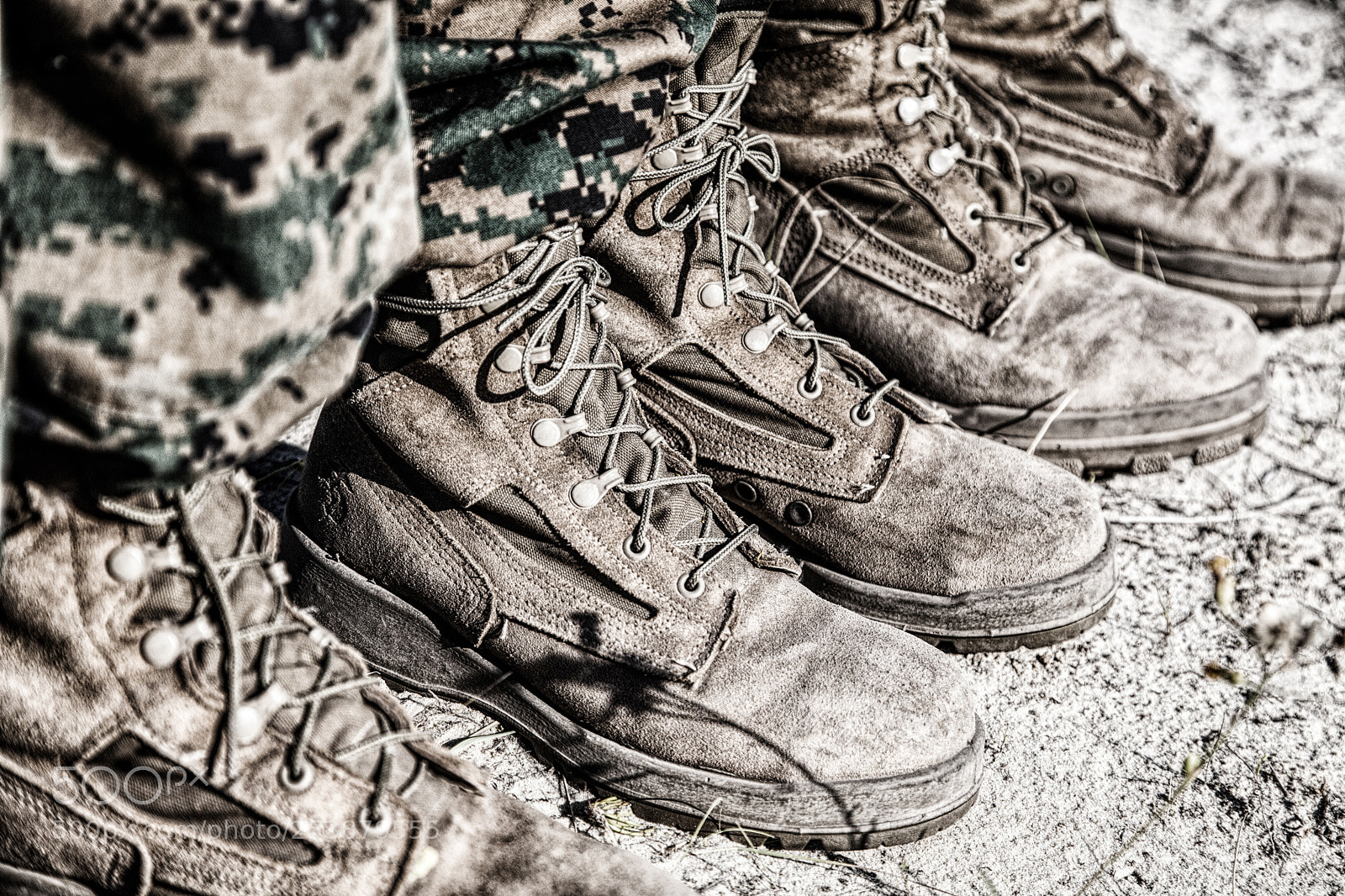 Canon EOS 5D Mark II sample photo. Combat boots in the photography