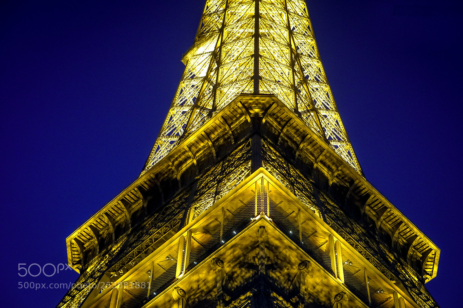 Sony a6000 sample photo. Eiffel tower at night photography