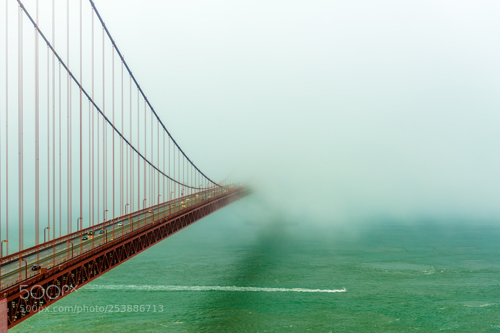 Nikon D810 sample photo. Golden gate bridge disappears photography