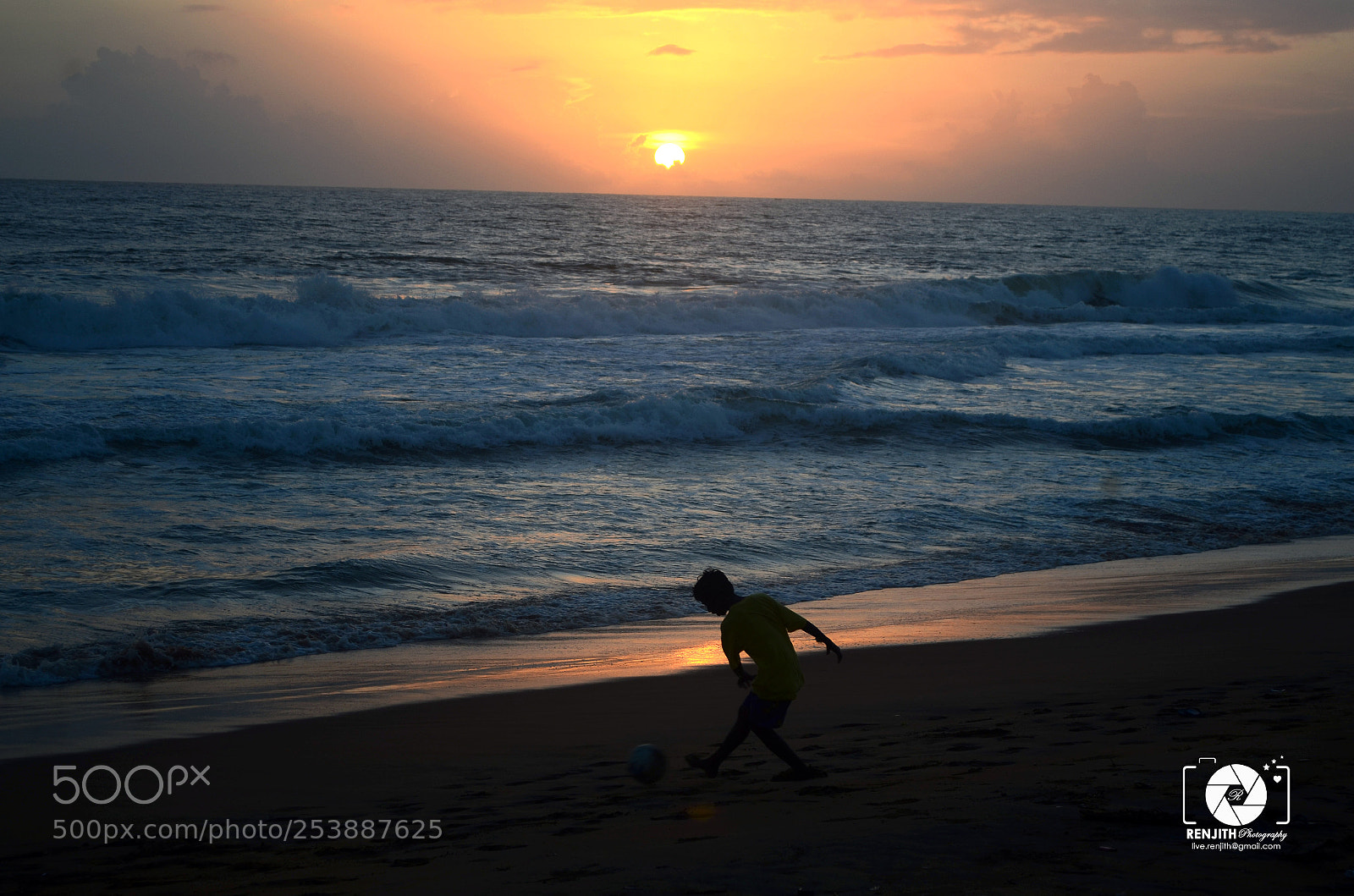 Nikon D5100 sample photo. Boy plays football in photography